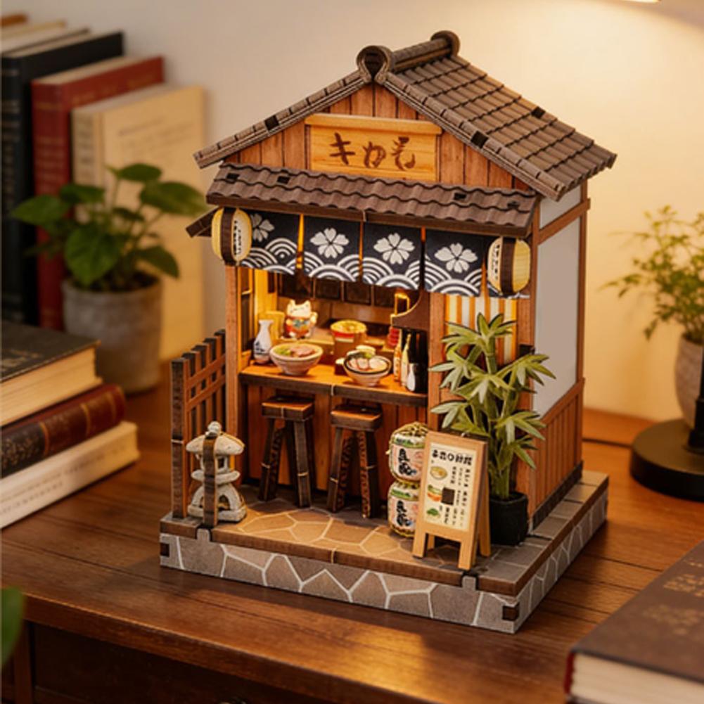 Japan Lifestyle - Miniaturas de Tavernas Japonesas em Madeira