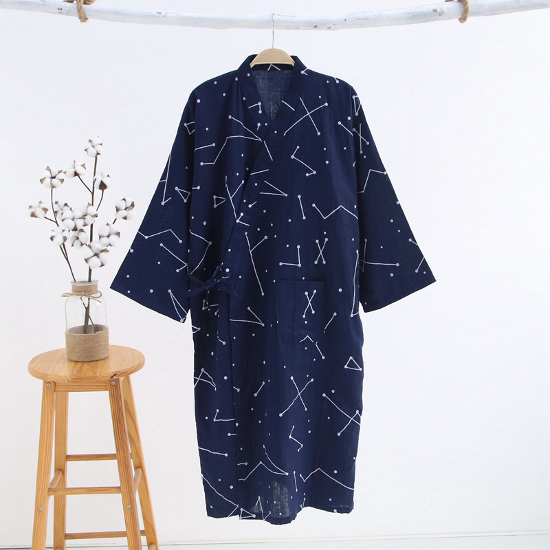 2026 novo masculino 100% algod - Kimono Yukata Cotton avaliação e preço