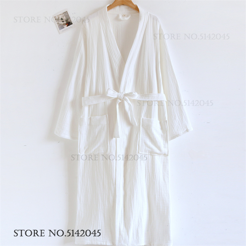Roupão Longo de Casal em Gaze  - Kimono Yukata Cotton avaliação e preço